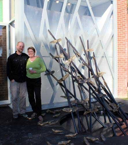 Frederickson, Ross sculpture at SAAG