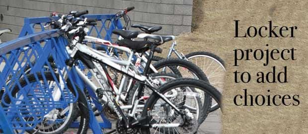 Locker project to give cyclists alternatives