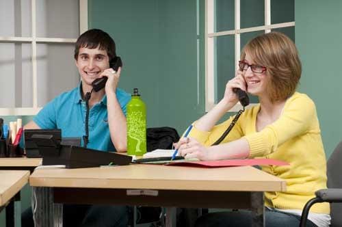 Call Centre creating relationship with alumni