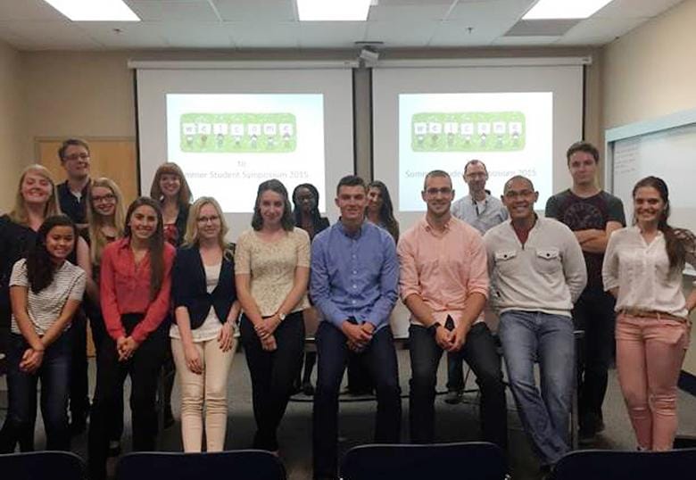 Summer students share their research and win prizes