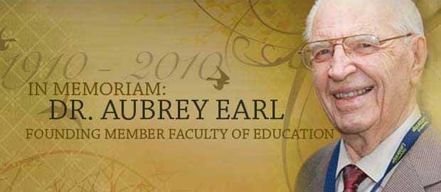 Earl helped establish vision