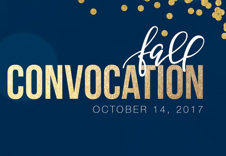 Celebrating graduates at Fall 2017 Convocation