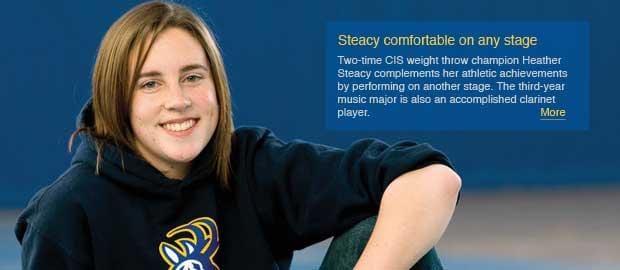 Steacy comfortable on any stage