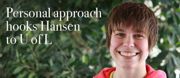 Hansen benefits from personal touch