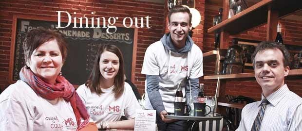 Dining out for the MS Society