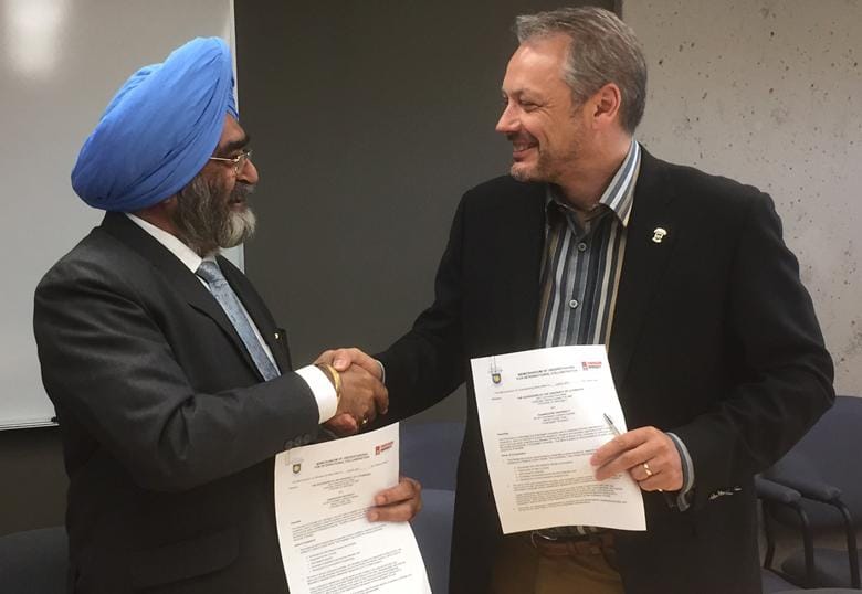 U of L signs MOU with Chandigarh University in India