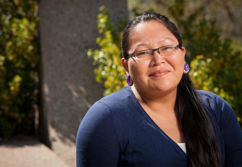 Cross Child is first to graduate from the BFA in Native American Art program
