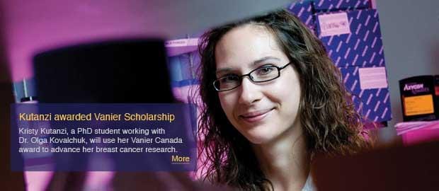 Kutanzi earns Vanier Canada award