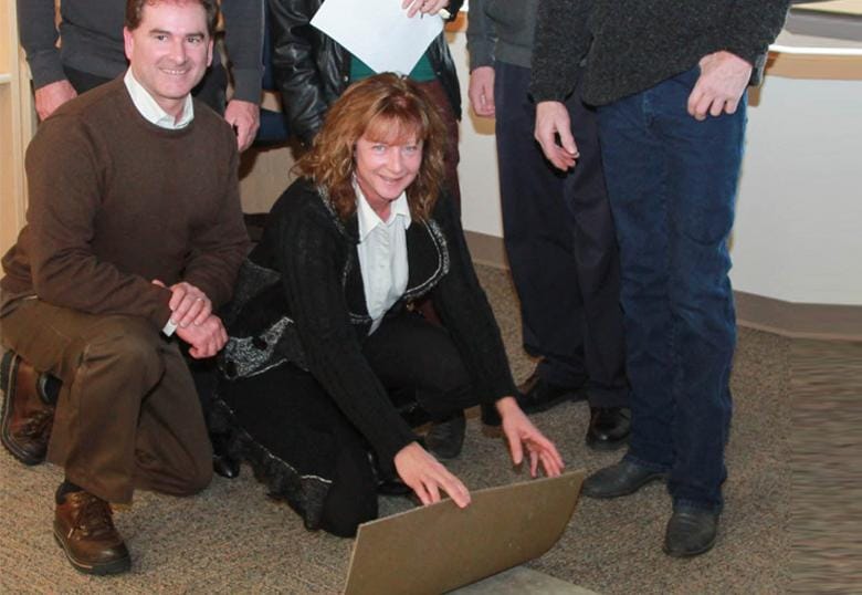 Last Tile ceremony marked library's full recovery