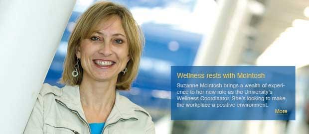 McIntosh takes Wellness challenge