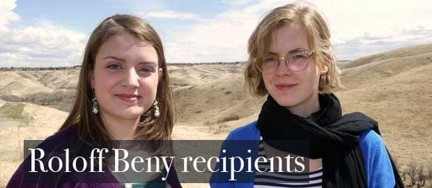 Roloff Beny Award winners have big plans