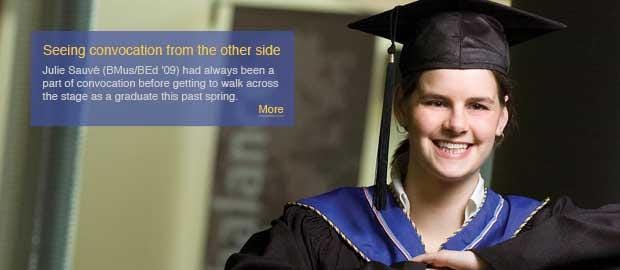 Sauvé sees Convocation from the other side