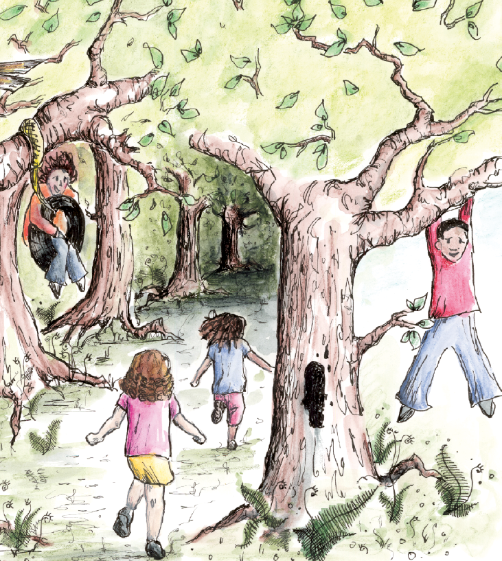 Hidden Paths, Tangled Woods and Interesting Play Spaces