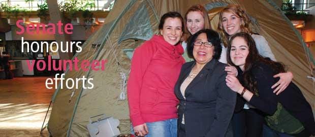 Cade, Hironaka honoured with Senate recognition