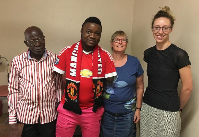 3D-printed prosthetic brings hope to young man in Africa