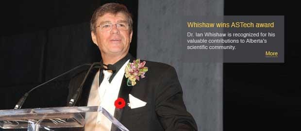 Whishaw honoured for scientific contribution