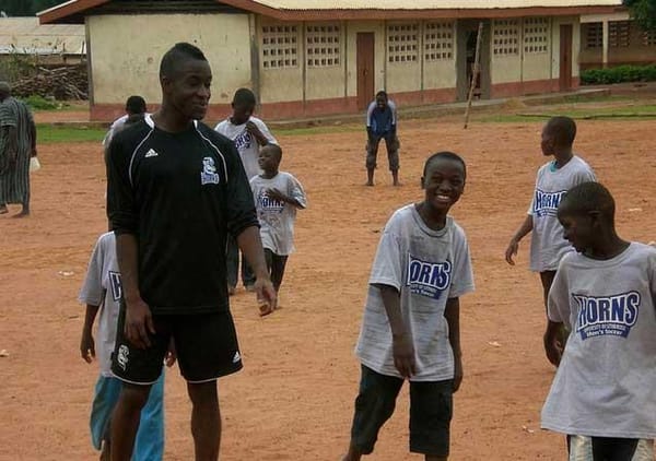 Horns Soccer Debuts in Ghana