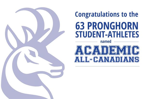 Pronghorns set new mark for Academic All-Canadians