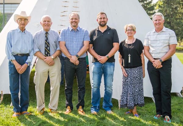 U of L dignitaries honoured with traditional Blackfoot names