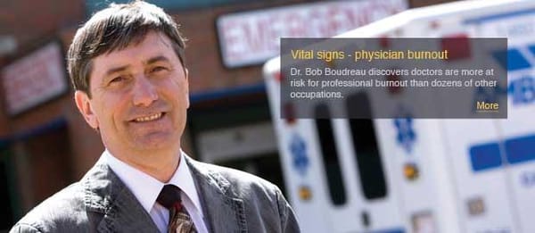 Vital signs - the phenomenon of physician burnout
