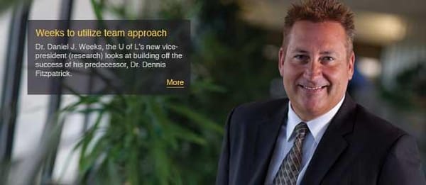 Weeks looks at taking research to new heights