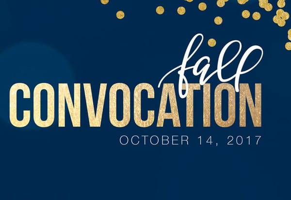 Celebrating graduates at Fall 2017 Convocation