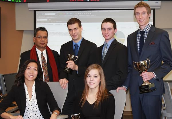 University of Lethbridge team brings home hardware in North American finance competition
