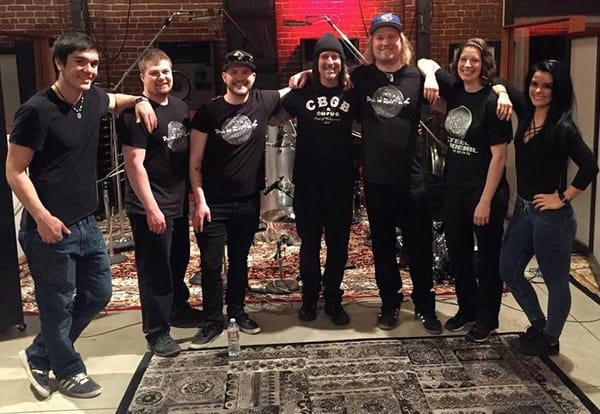 Global Drums members record EP with rock legends at iconic Ocean Studios