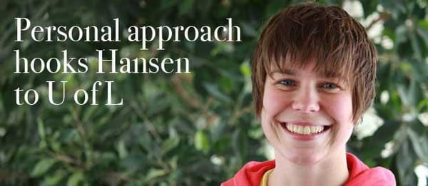 Hansen benefits from personal touch