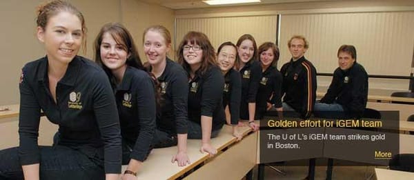 Golden effort for U of L iGEM team