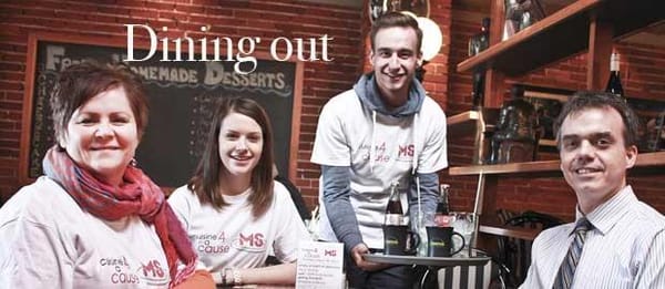 Dining out for the MS Society