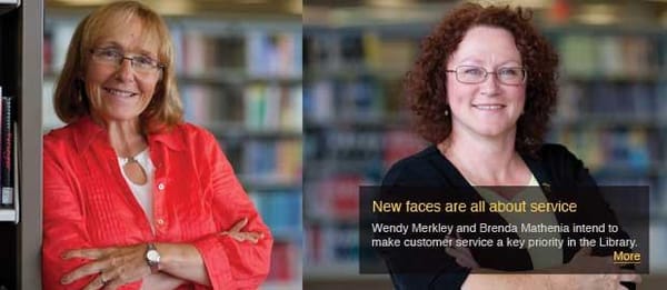 New faces in University Library are all about service