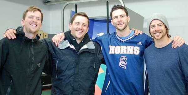 Mackinnon and brothers honouring Baha