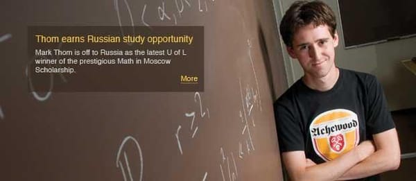 Thom makes most of his return to campus