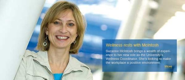 McIntosh takes Wellness challenge