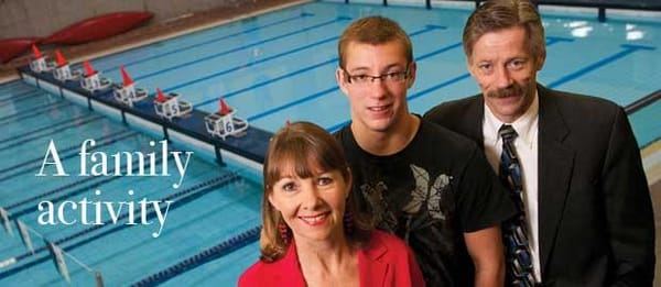 Swimming at the heart of Nicol family