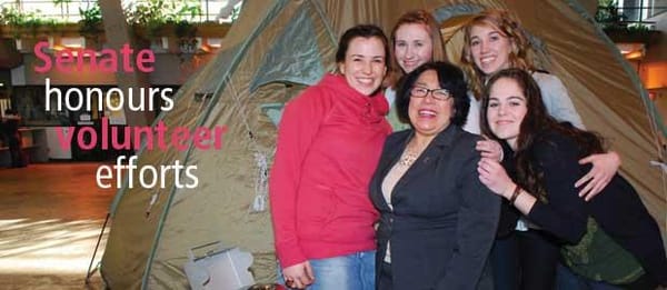 Cade, Hironaka honoured with Senate recognition