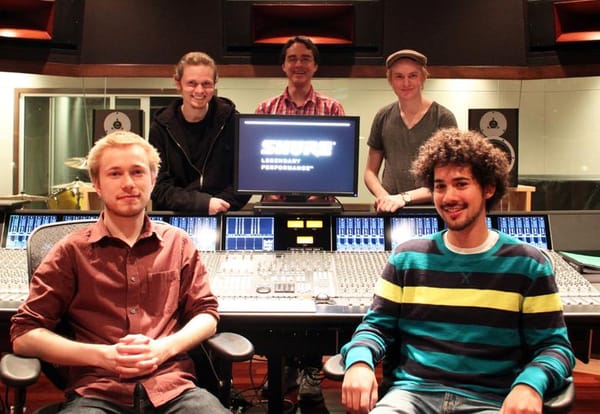 Digital audio arts team takes second place in international recording competition