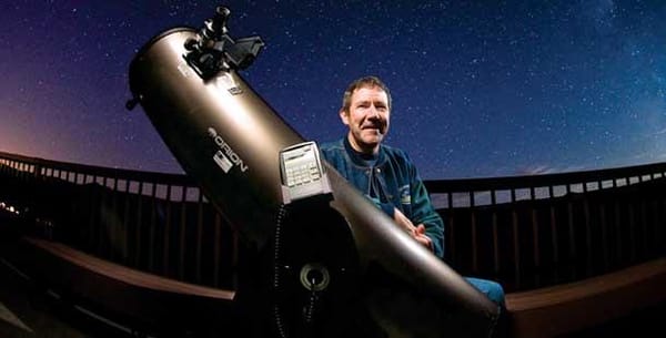 Looking deep into space